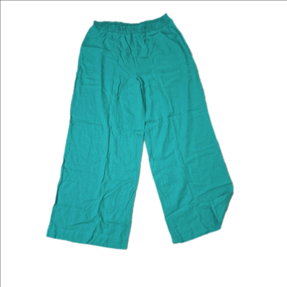 New York & Company | NWT | Teal | Wide Leg Linen | Size XXL TALL